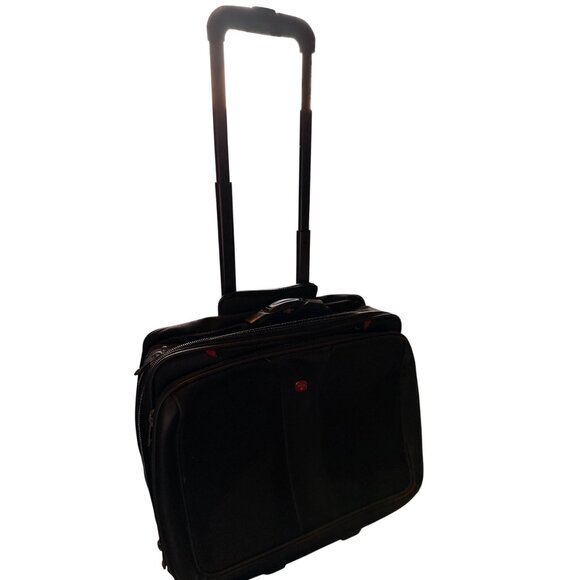 Wenger Swissgear Rolling Laptop Briefcase With Telescopic Handle & Multiple Comp - Picture 2 of 15